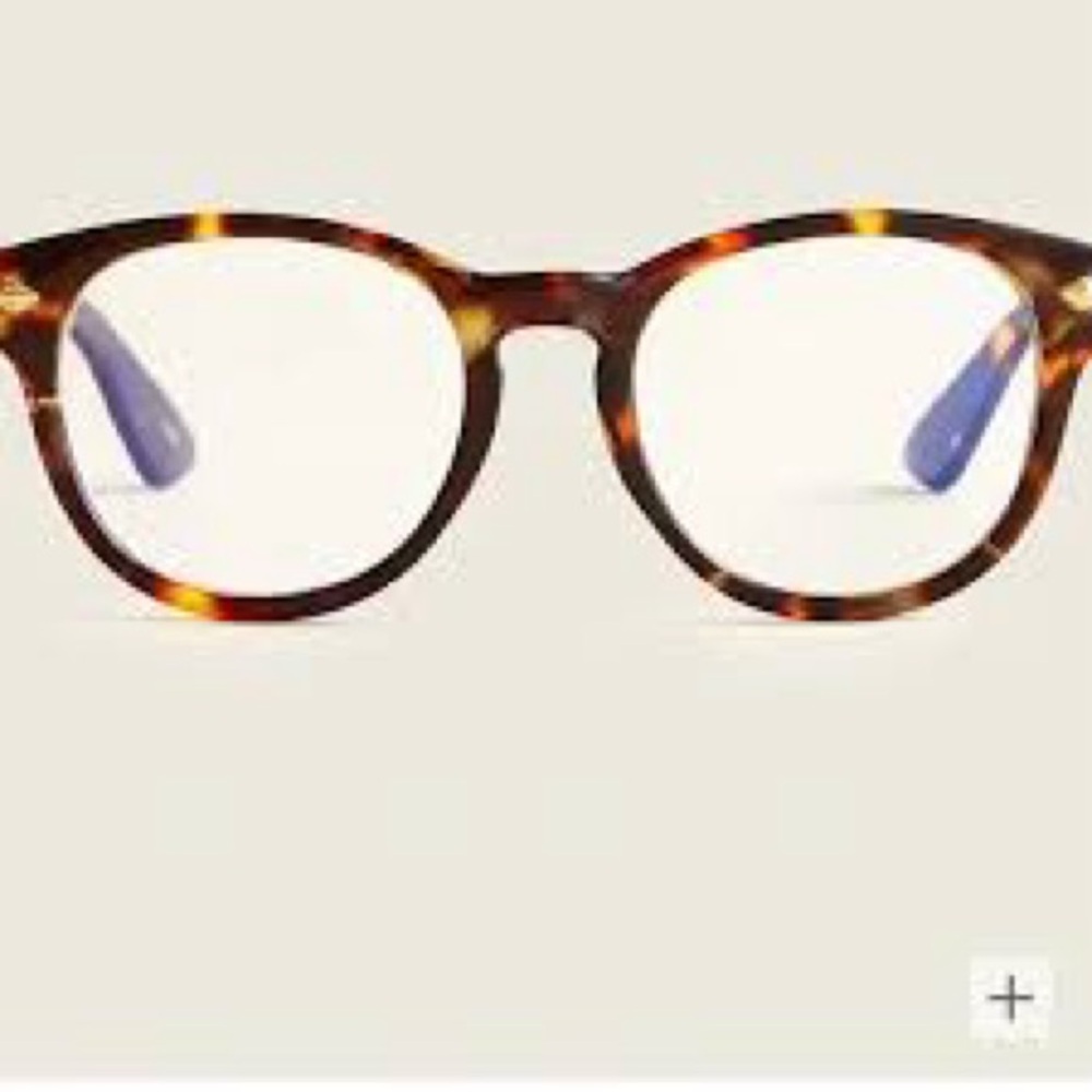 JCrew Round Blue Eye Glasses
